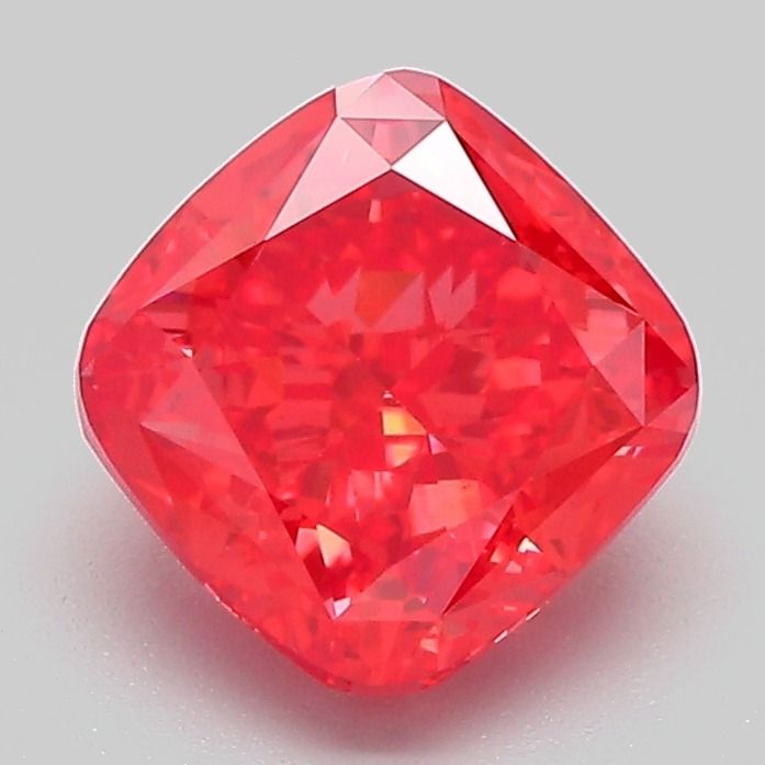 Cushion Fancy Vivid Red Lab-grown Diamond 2.09ct VS1 loose diamond