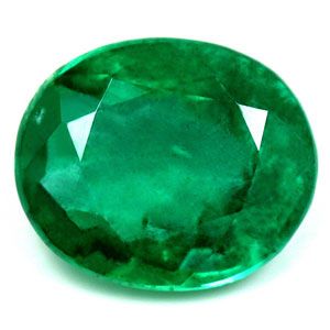 Oval Green Emerald 3.21ct loose gemstone