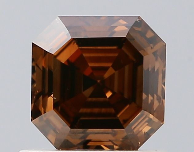 Emerald Fancy Dark Orange Brown Natural Diamond 0.74ct SI2 loose diamond