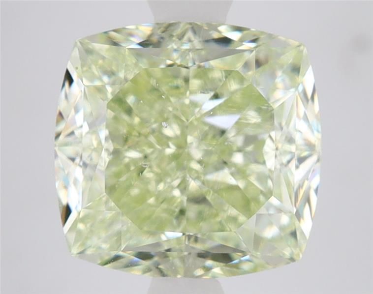 Cushion Fancy Green Natural Diamond 5.29ct SI1 loose diamond