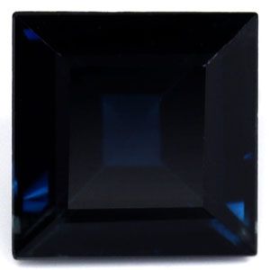 Square Blue Sapphire 1.62ct loose gemstone