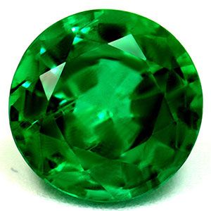 Round Green Emerald 1.29ct loose gemstone