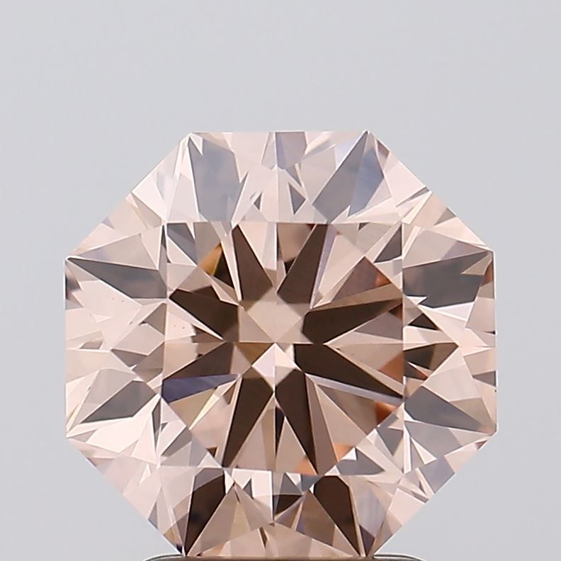 Octagonal Fancy Brown Lab-grown Diamond 2.85ct VVS2 loose diamond