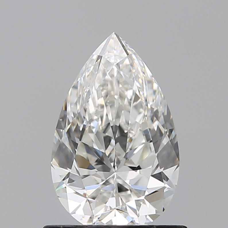 Pear Natural Diamond 0.91ct H VS2