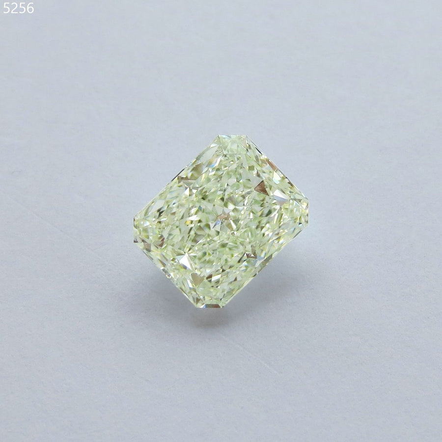 Radiant Fancy Light Green Natural Diamond 2.02ct SI1 loose diamond