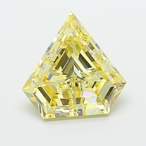 Pentagonal Fancy Yellow Lab-grown Diamond 2.03ct VS1 loose diamond