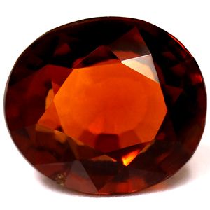 Oval Orange Garnet 7.51ct loose gemstone