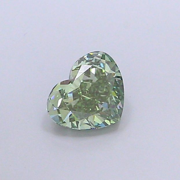 Heart Fancy Vivid Green Lab-grown Diamond 1.06ct VS1 loose diamond