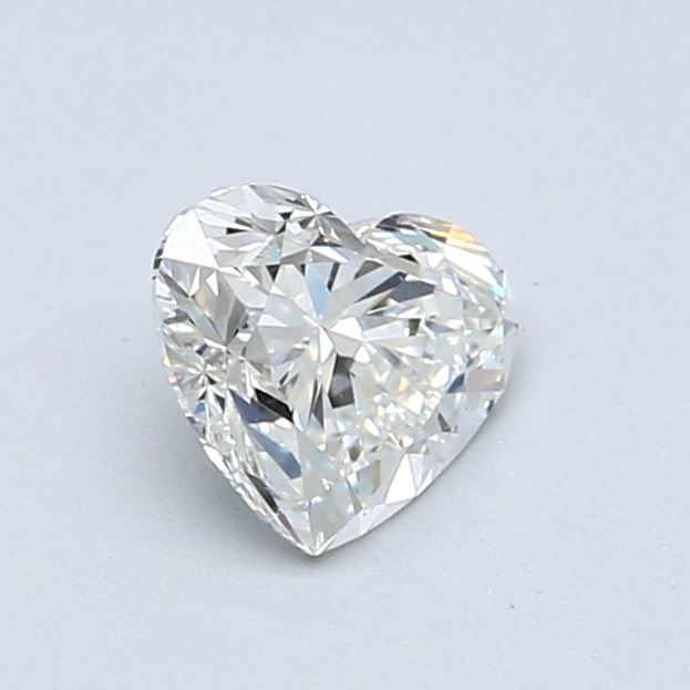 Heart Natural Diamond 0.83ct H VVS2