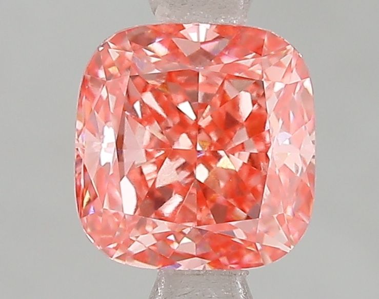 Cushion Fancy Vivid Pink Lab-grown Diamond 1.5ct VS2 loose diamond