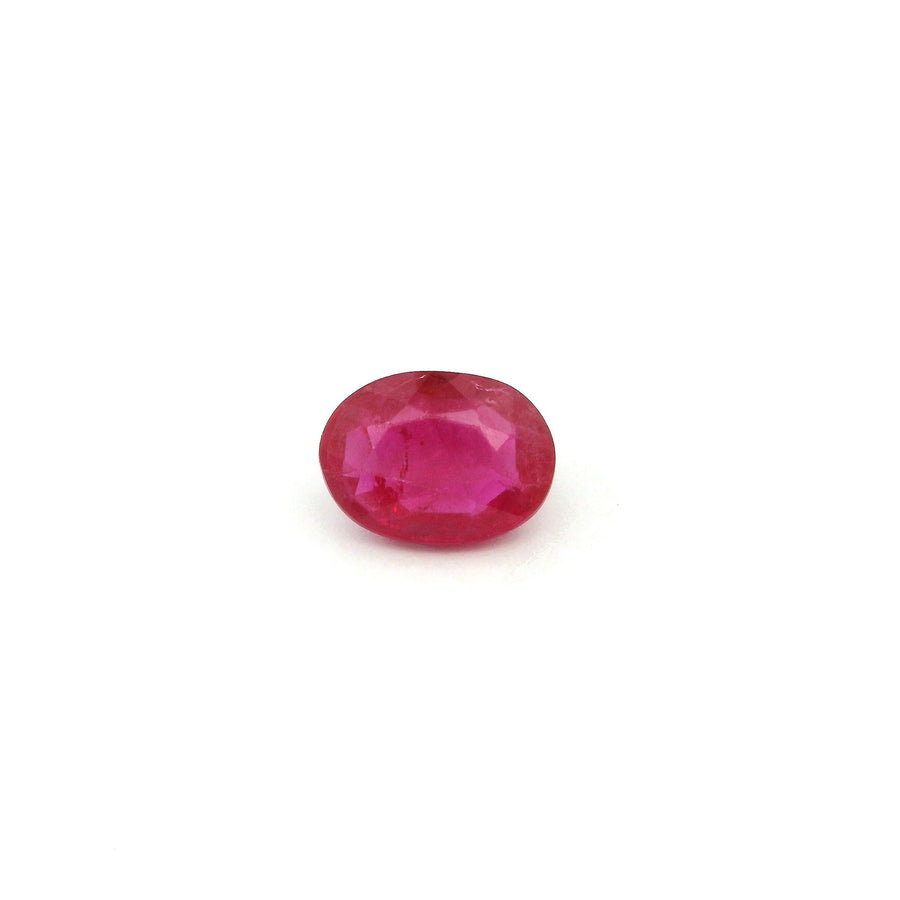 Oval Red Ruby 0.92ct loose gemstone