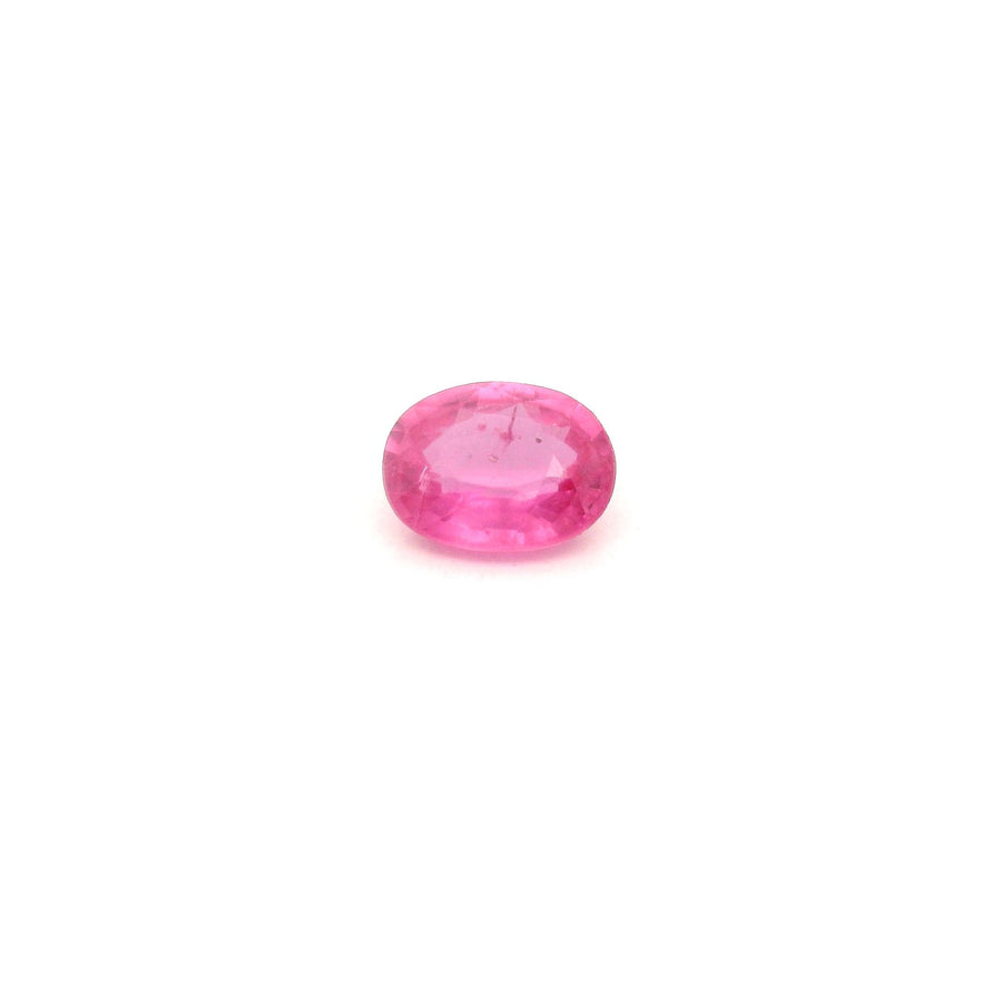 Oval Red Ruby 0.65ct loose gemstone