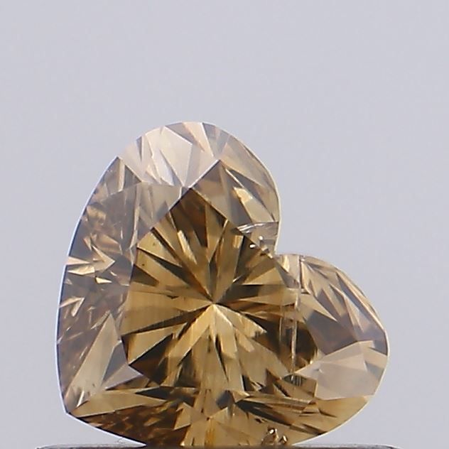 Heart Fancy Brown Natural Diamond 0.53ct I1 loose diamond