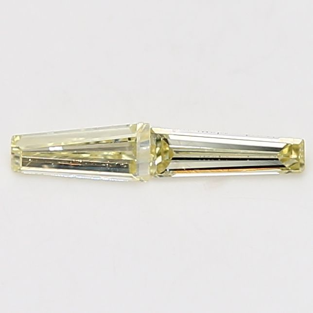 Tapered Baguette Fancy Yellow Natural Diamond 0.21ct VS2 loose diamond