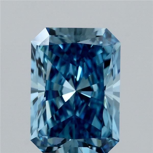 Radiant Fancy Vivid Blue Lab-grown Diamond 3.06ct VS1 loose diamond
