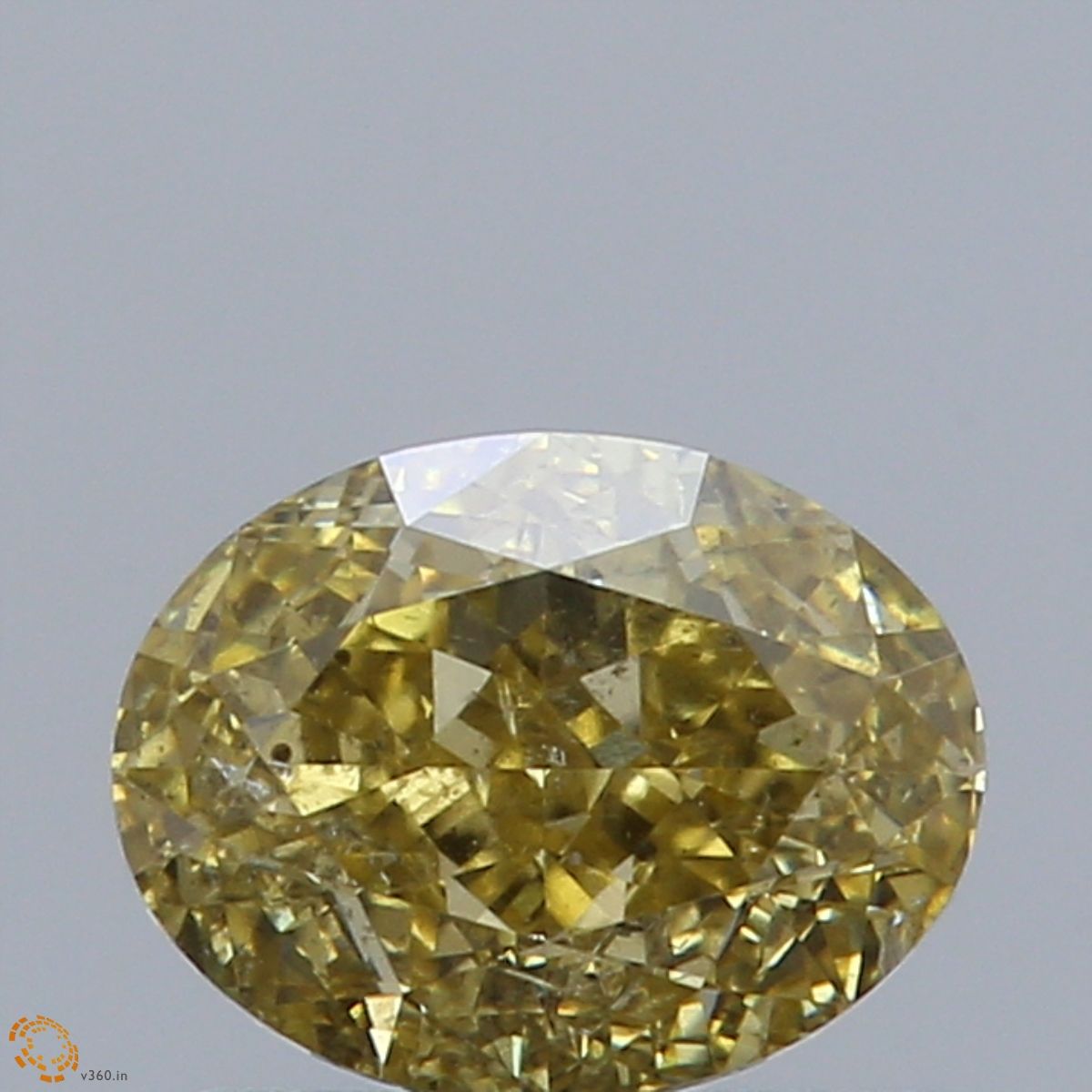 Oval Fancy Brownish Yellow Natural Diamond 1ct I1 loose diamond
