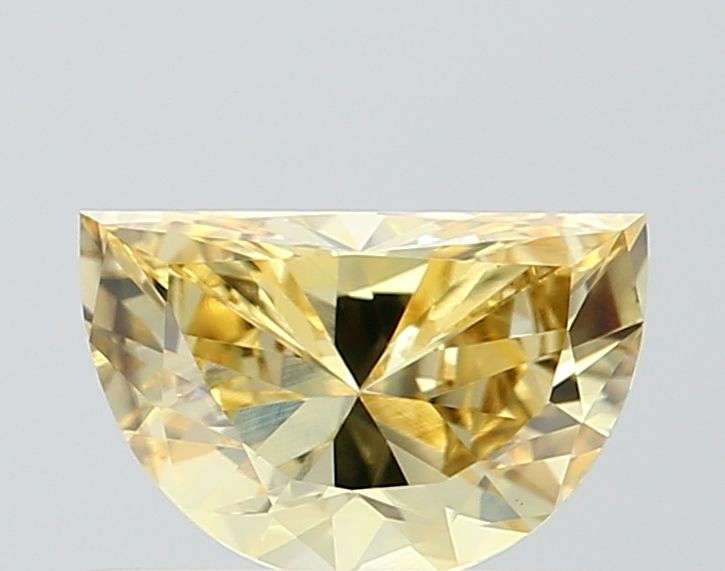 Half Moon Fancy Intense Yellow Lab-grown Diamond 0.46ct VS1 loose diamond