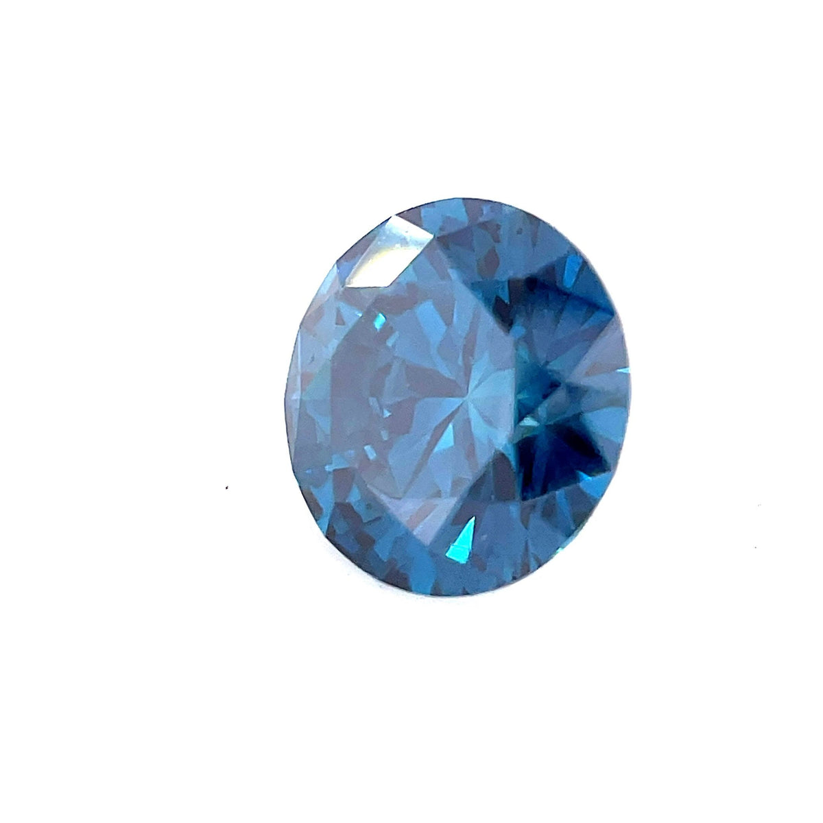Round Fancy Blue Natural Diamond 1.02ct VS2 loose diamond
