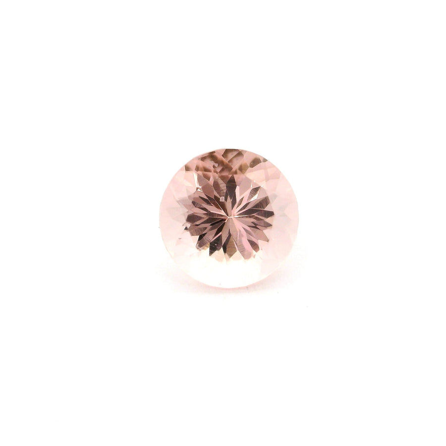 Round Pink Morganite 2.55ct loose gemstone