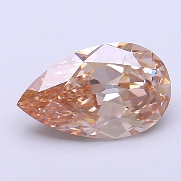 Pear Light Brown Lab-grown Diamond 1.27ct VS1 loose diamond