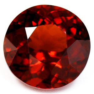 Round Orange Garnet 6.88ct loose gemstone