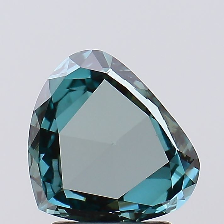 Rose Fancy Intense Blueish Green Lab-grown Diamond 1.32ct VVS2 loose diamond