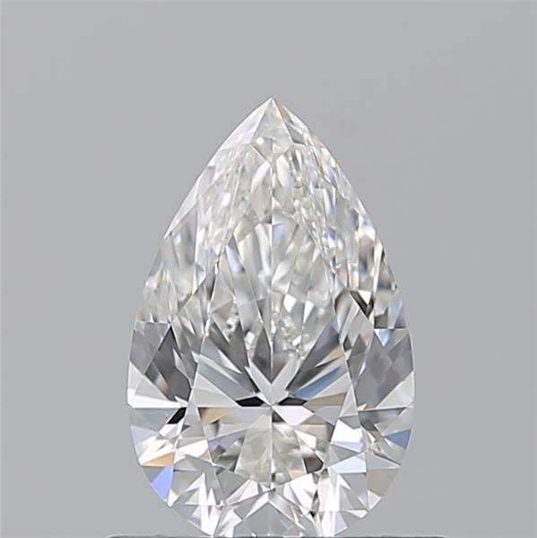 Pear Natural Diamond 0.74ct H VVS2