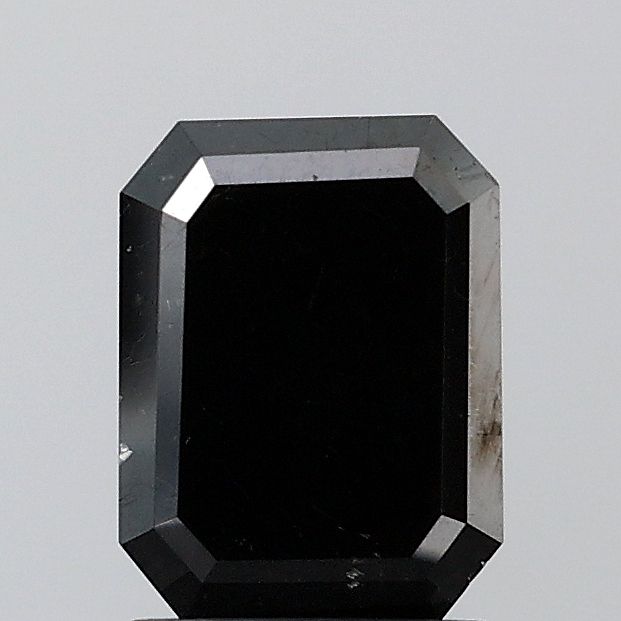 Emerald Black Natural Diamond 3.11ct VS1 loose diamond