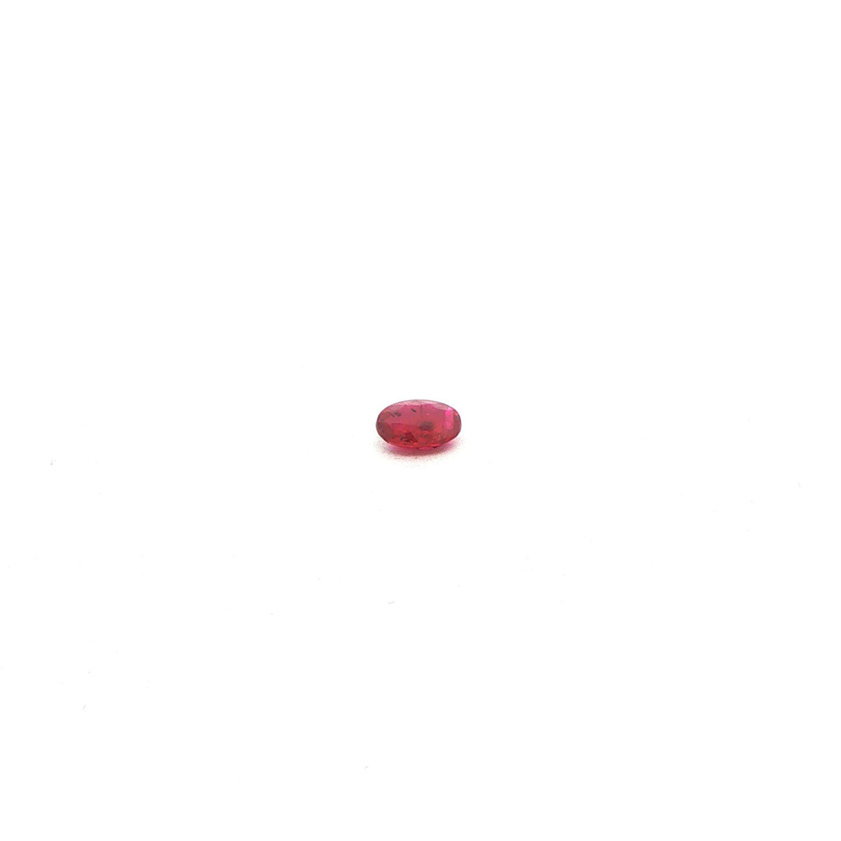 Oval Red Ruby 0.38ct loose gemstone