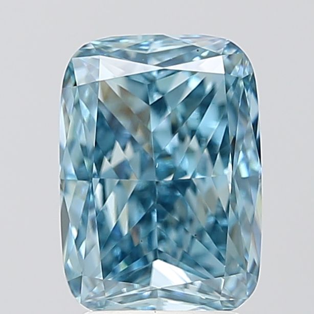 Cushion Fancy Vivid Blue Lab-grown Diamond 3.02ct VS1 loose diamond