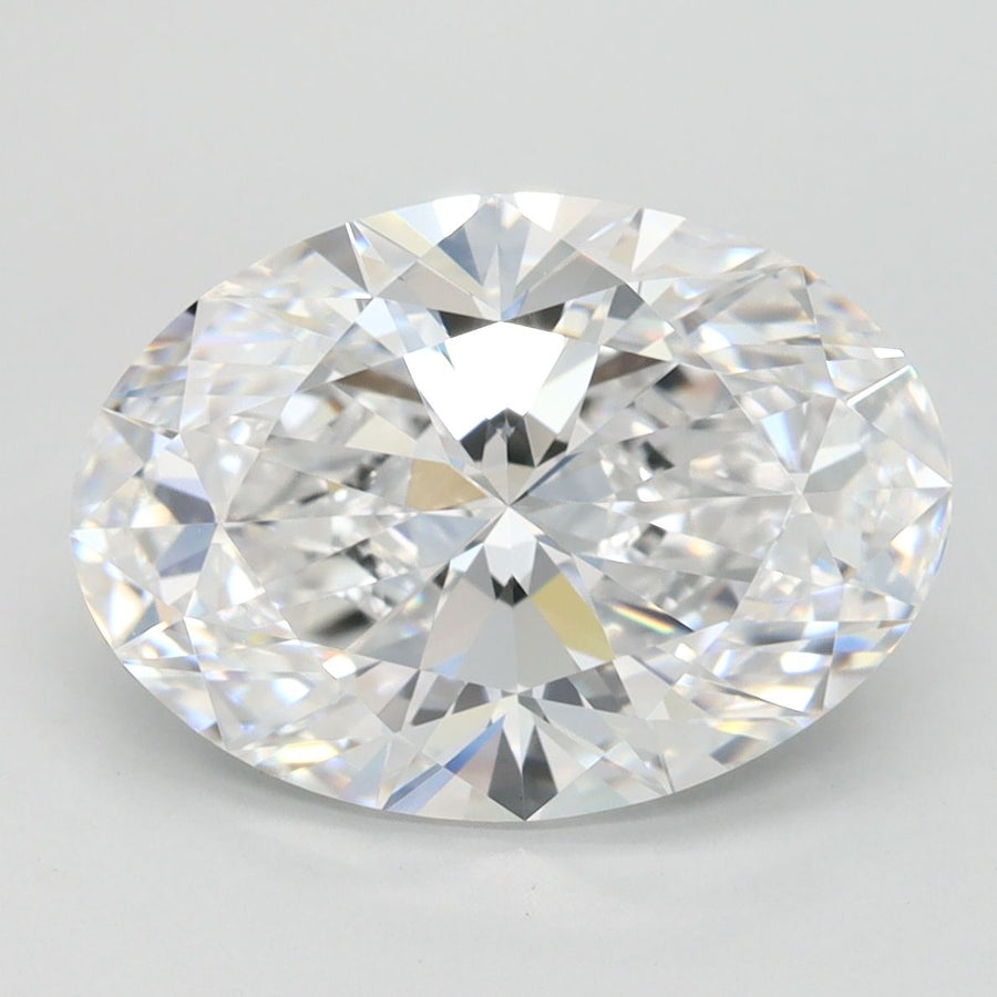 Oval Lab-Grown Diamond 3.73ct D FL
