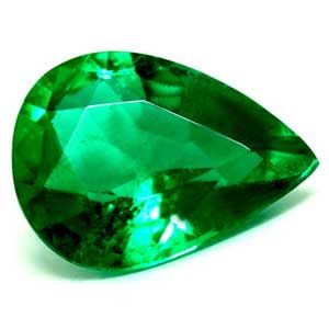 Pear Green Emerald 0.78ct loose gemstone