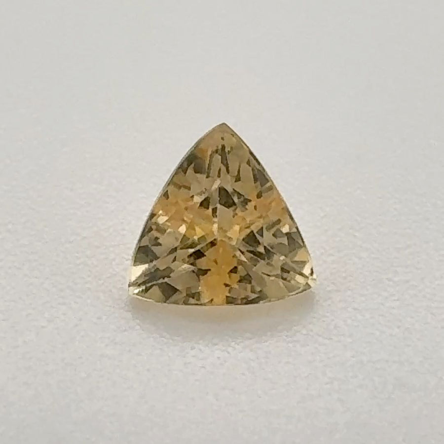 Trilliant Yellow Topaz 0.535ct loose gemstone