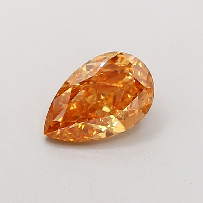 Rose Fancy Vivid Orange Lab-grown Diamond 0.98ct VS1 loose diamond