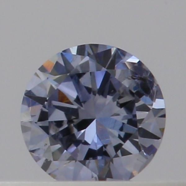 Round Fancy Violet Gray Natural Diamond 0.09ct loose diamond