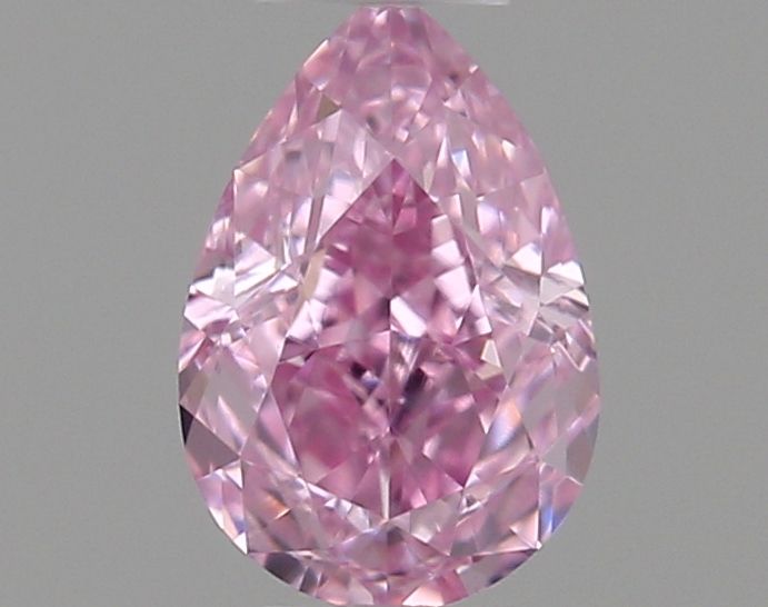 Pear Fancy Intense Pink Purple Natural Diamond 0.2ct VS1 loose diamond