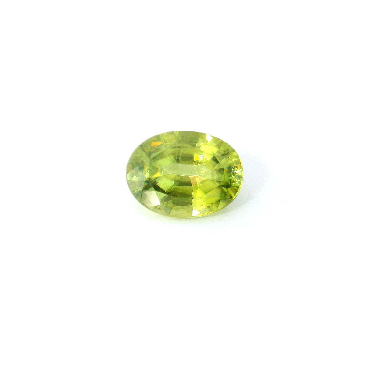 Oval Green Sphene 1.48ct loose gemstone