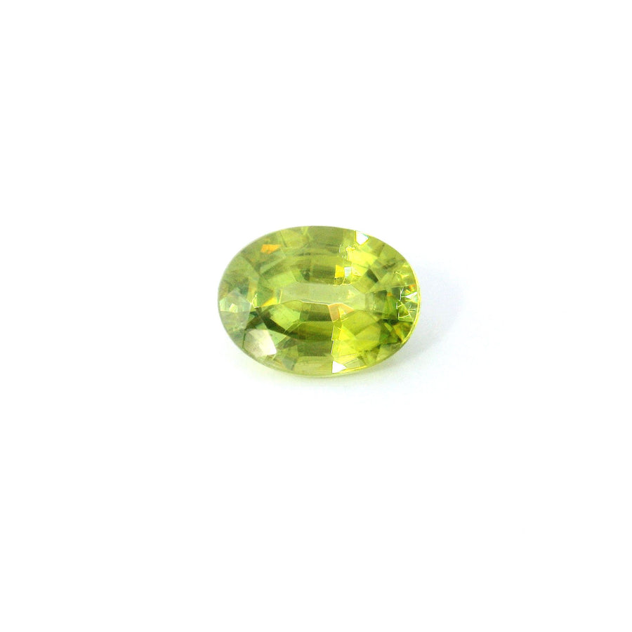 Oval Green Sphene 1.48ct loose gemstone