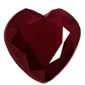 Heart Red Ruby 1.88ct loose gemstone