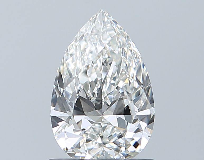 Pear Natural Diamond 0.90ct G IF