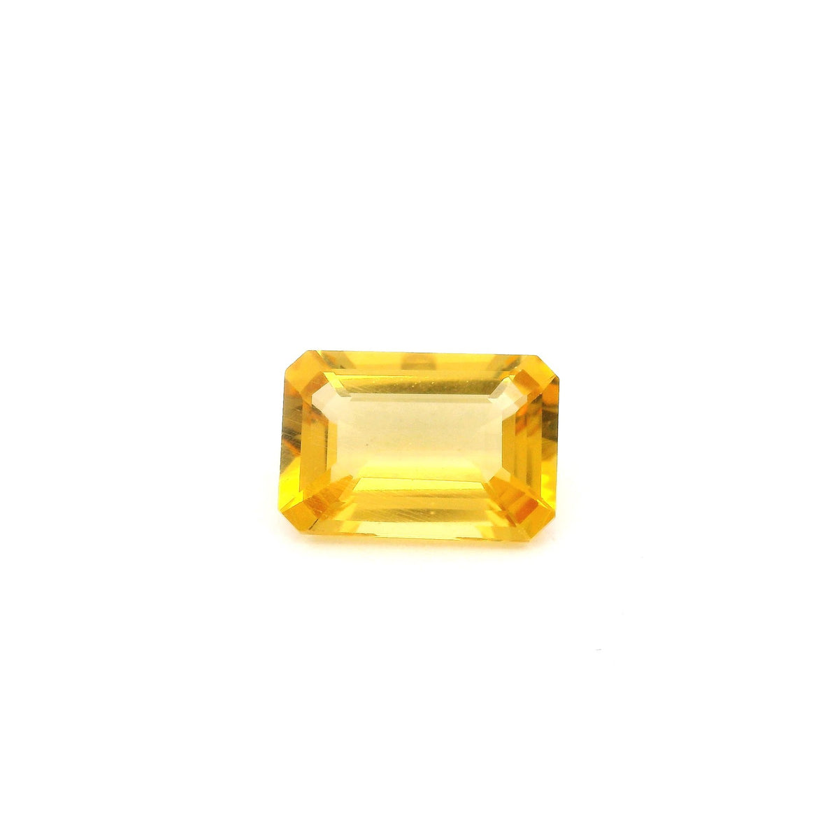 Octagonal Yellow Heliodor 3.12ct loose gemstone