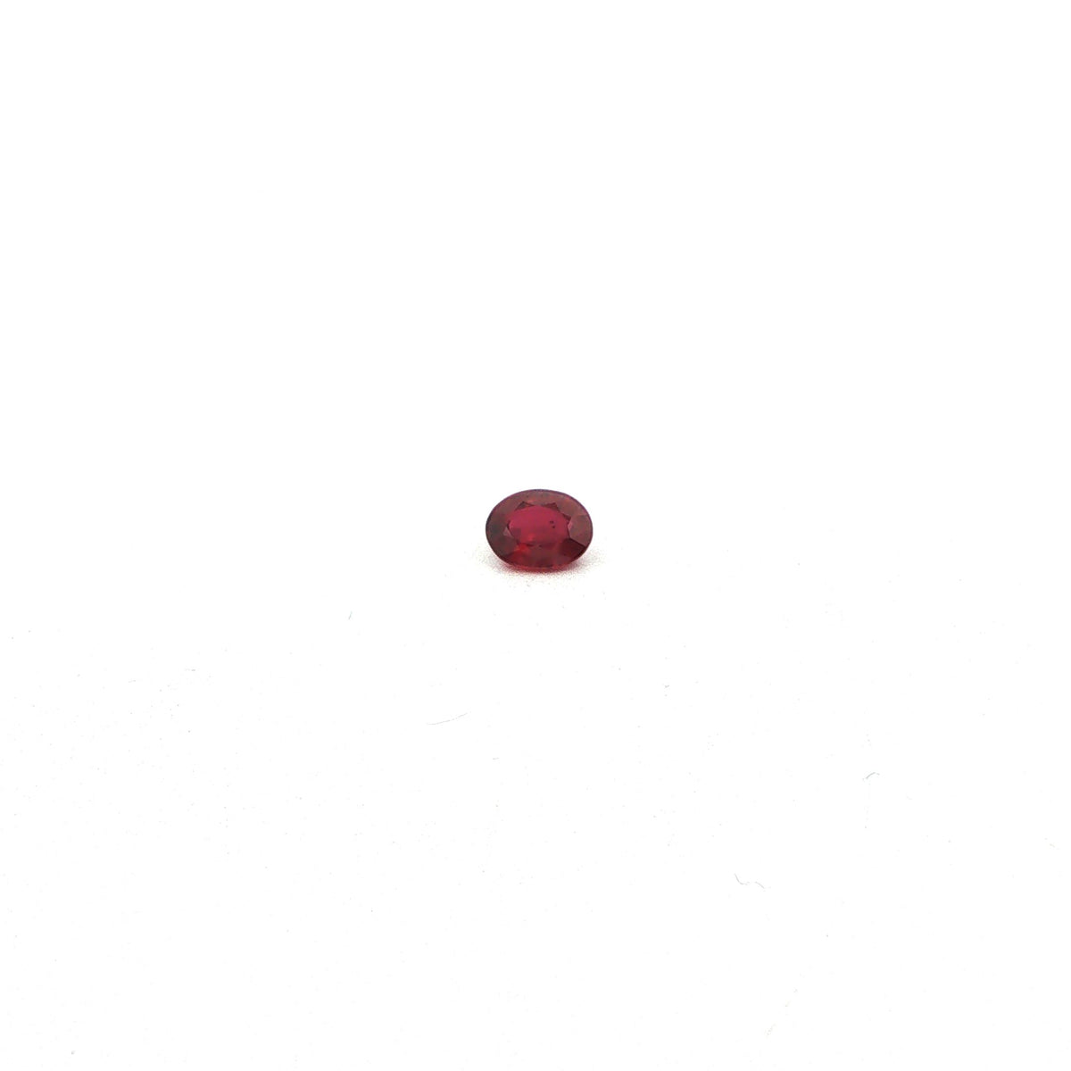 Oval Red Ruby 0.39ct loose gemstone