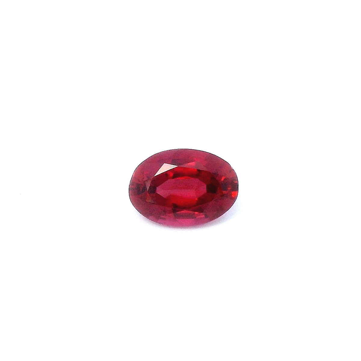 Oval Red Ruby 0.55ct loose gemstone