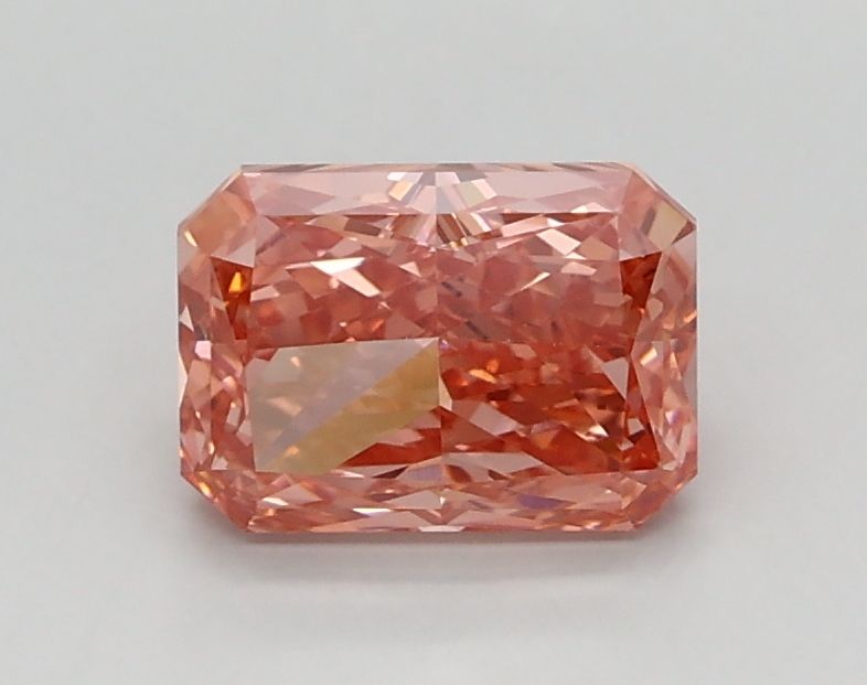 Radiant Fancy Vivid Pink Lab-grown Diamond 0.99ct VVS2 loose diamond