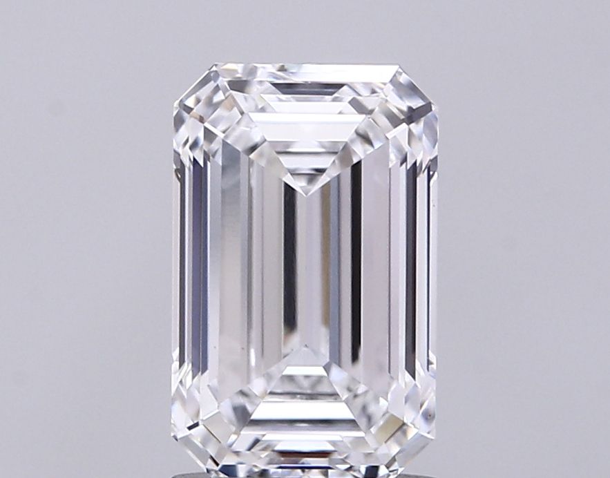 Emerald Lab-Grown Diamond 2.56ct D IF