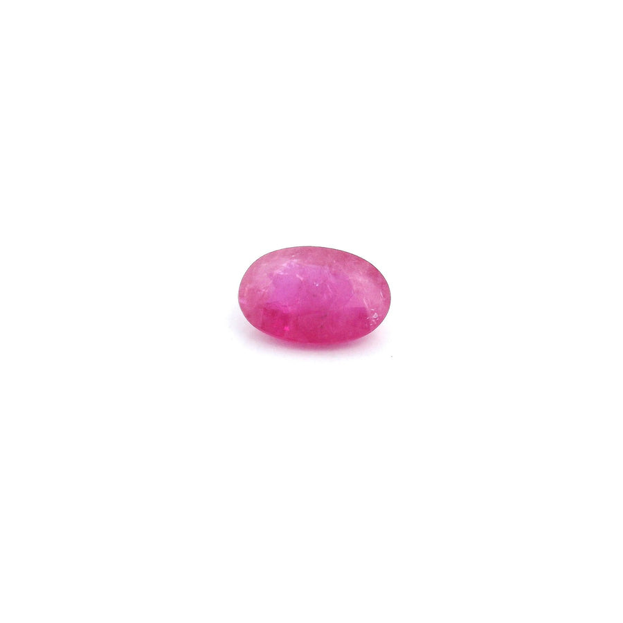 Oval Red Ruby 0.55ct loose gemstone