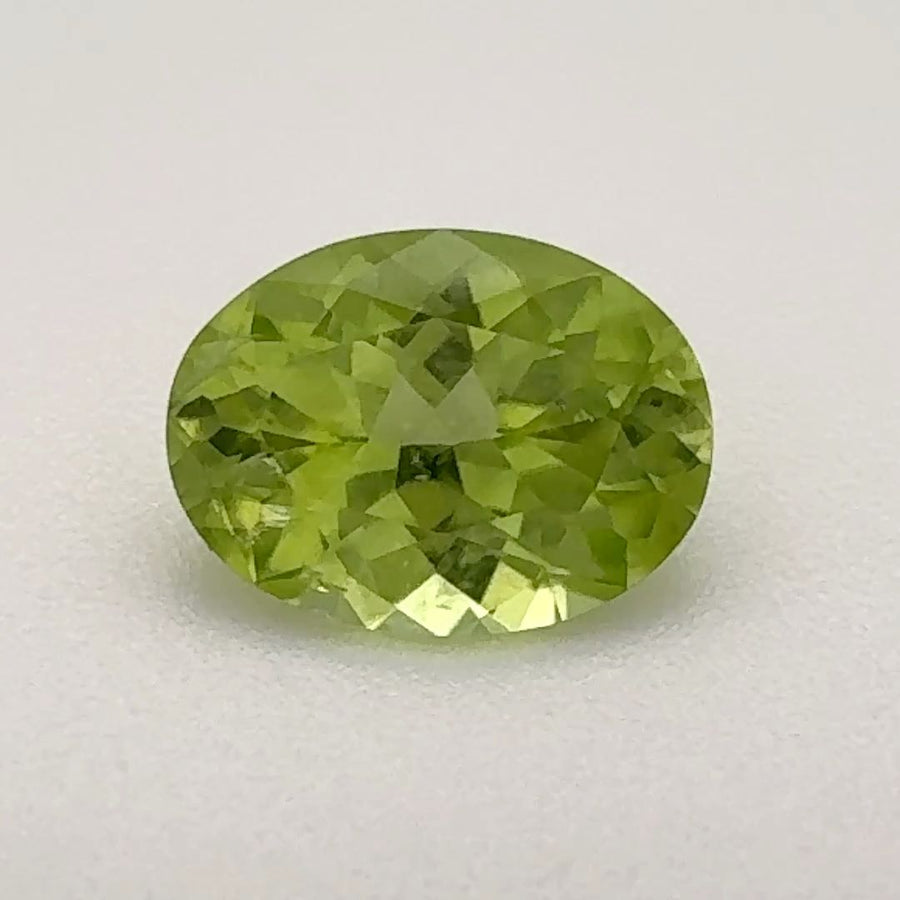 Oval Green Peridot 1.115ct loose gemstone