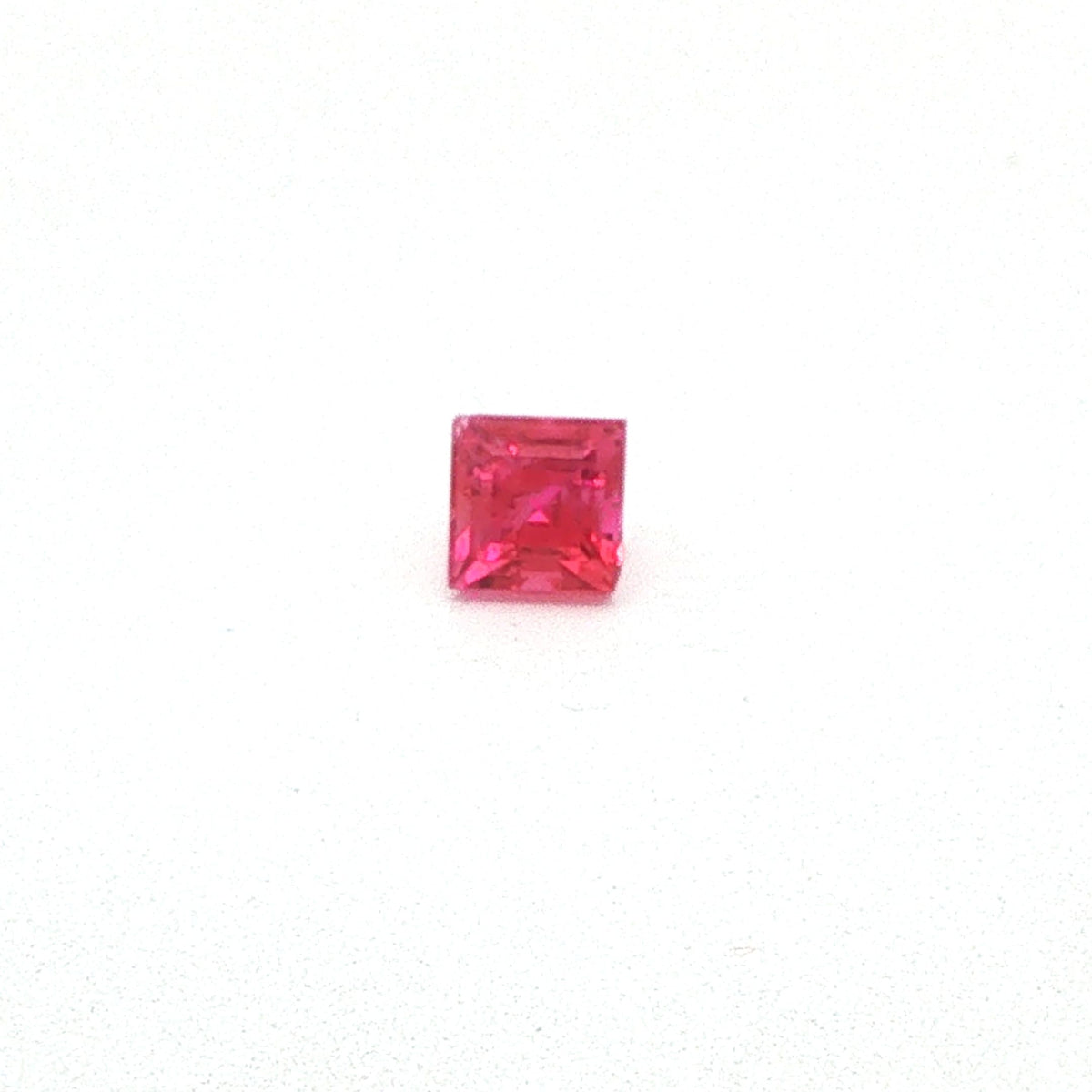 Square Red Ruby 0.51ct loose gemstone