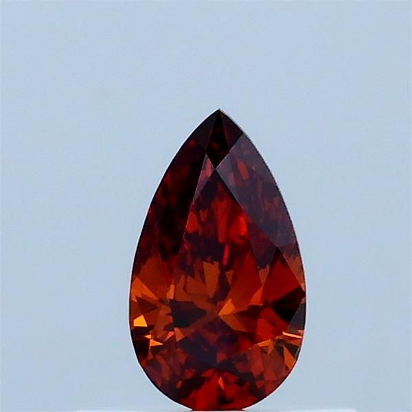 Pear Fancy Deep Orange Lab-grown Diamond 0.31ct VS2 loose diamond