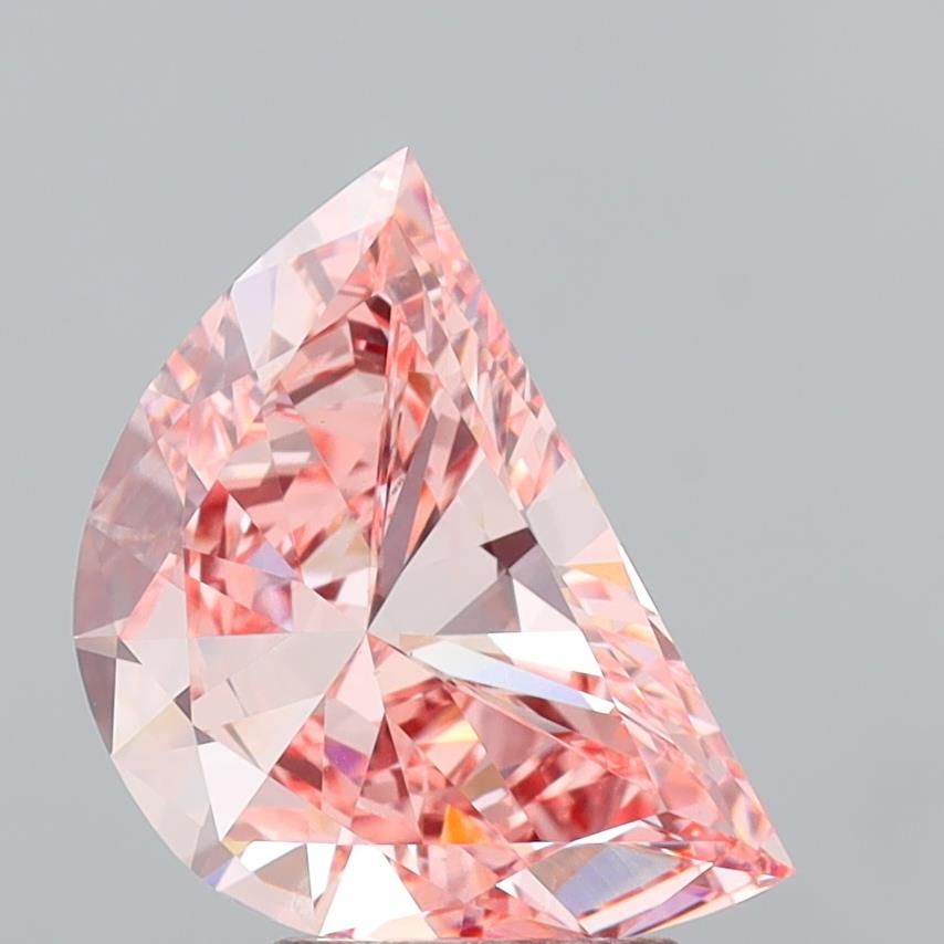 Half Moon Fancy Intense Pink Lab-grown Diamond 3.03ct VS1 loose diamond